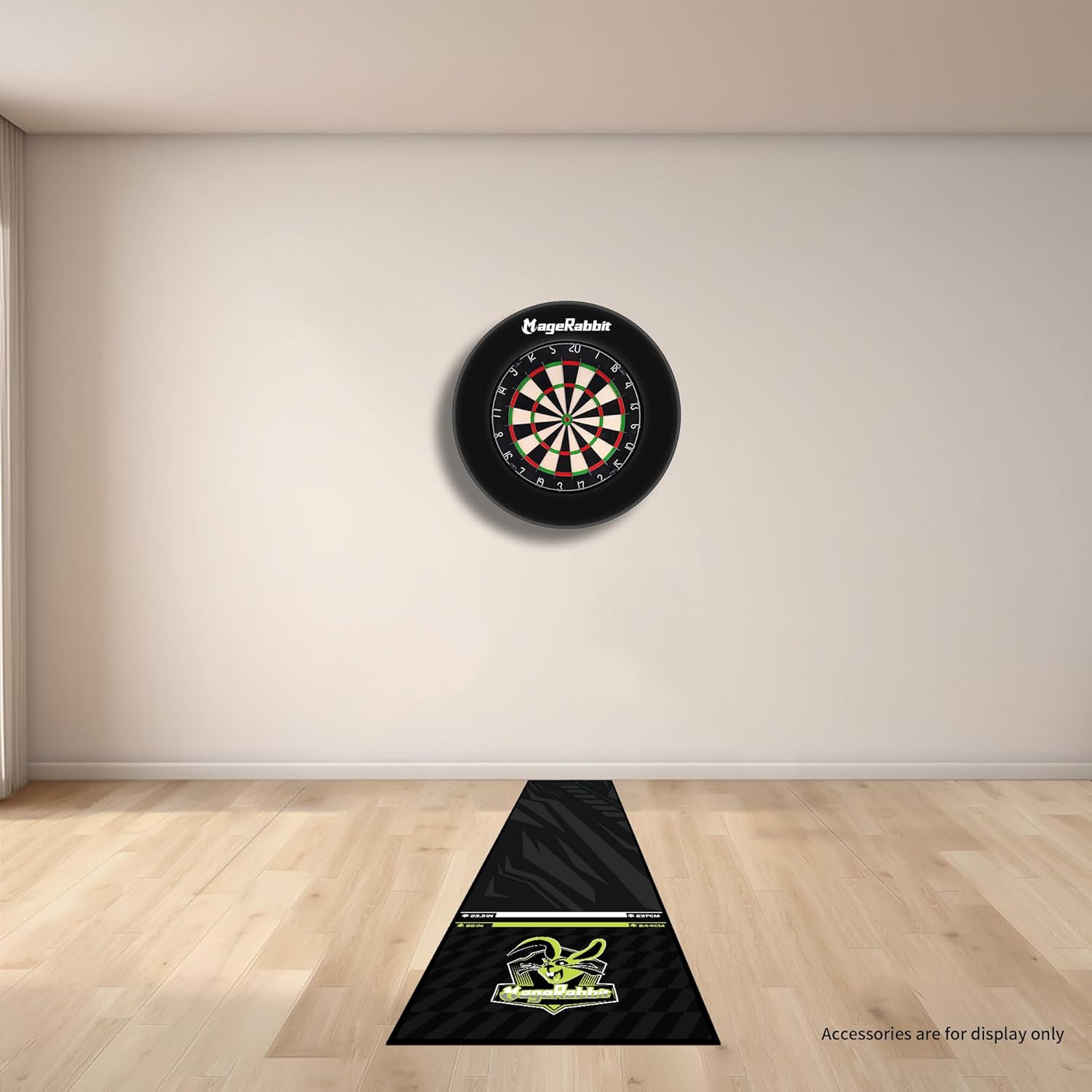 MageRabbit Dart Board Mat with Carrying Bag, Non-S... - Image 3