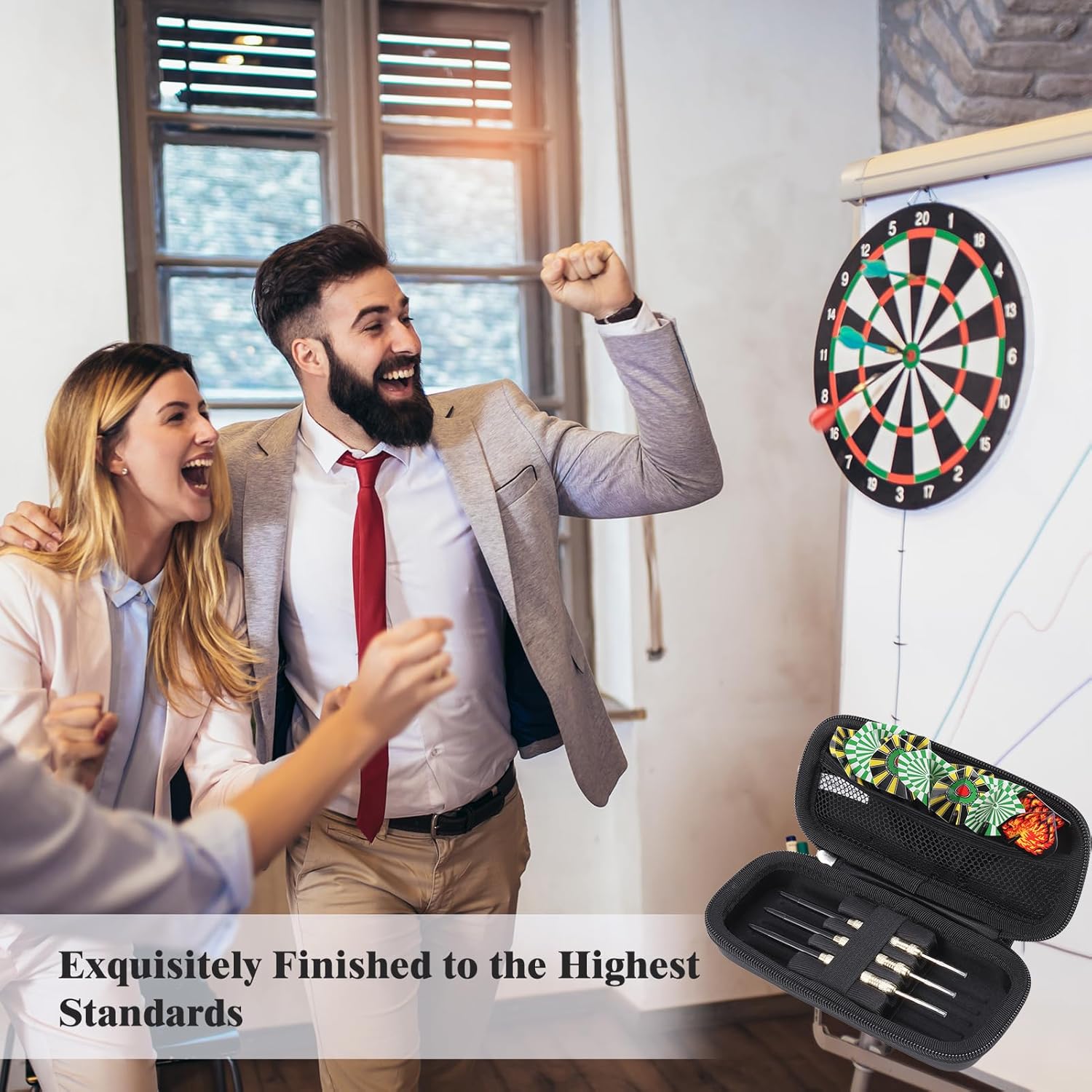 Dart Case,Darts Carrying Case for Steel Tip or Sof... - Image 9