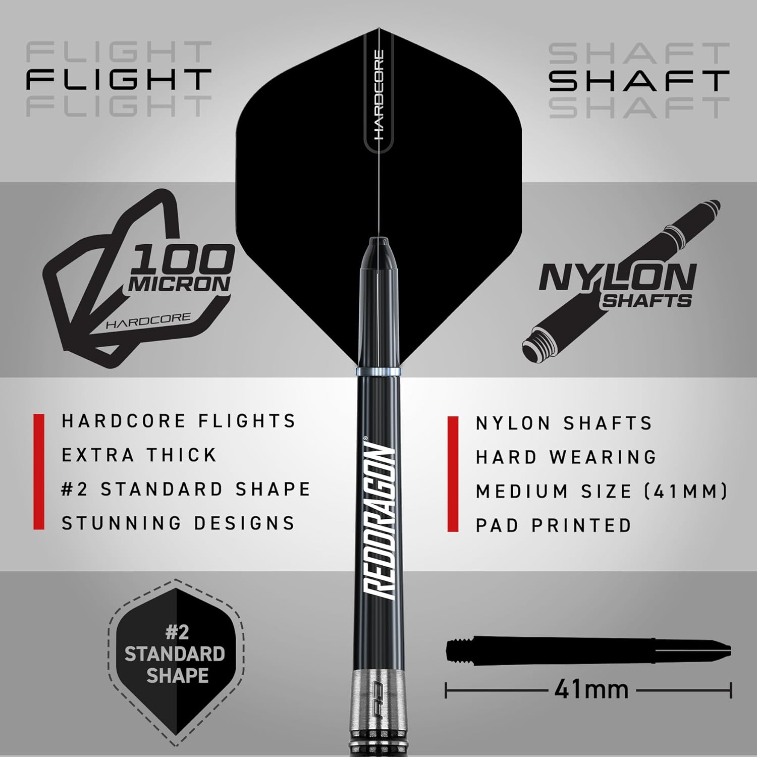 RED DRAGON Pegasus Professional 80% Tungsten Darts... - Image 4