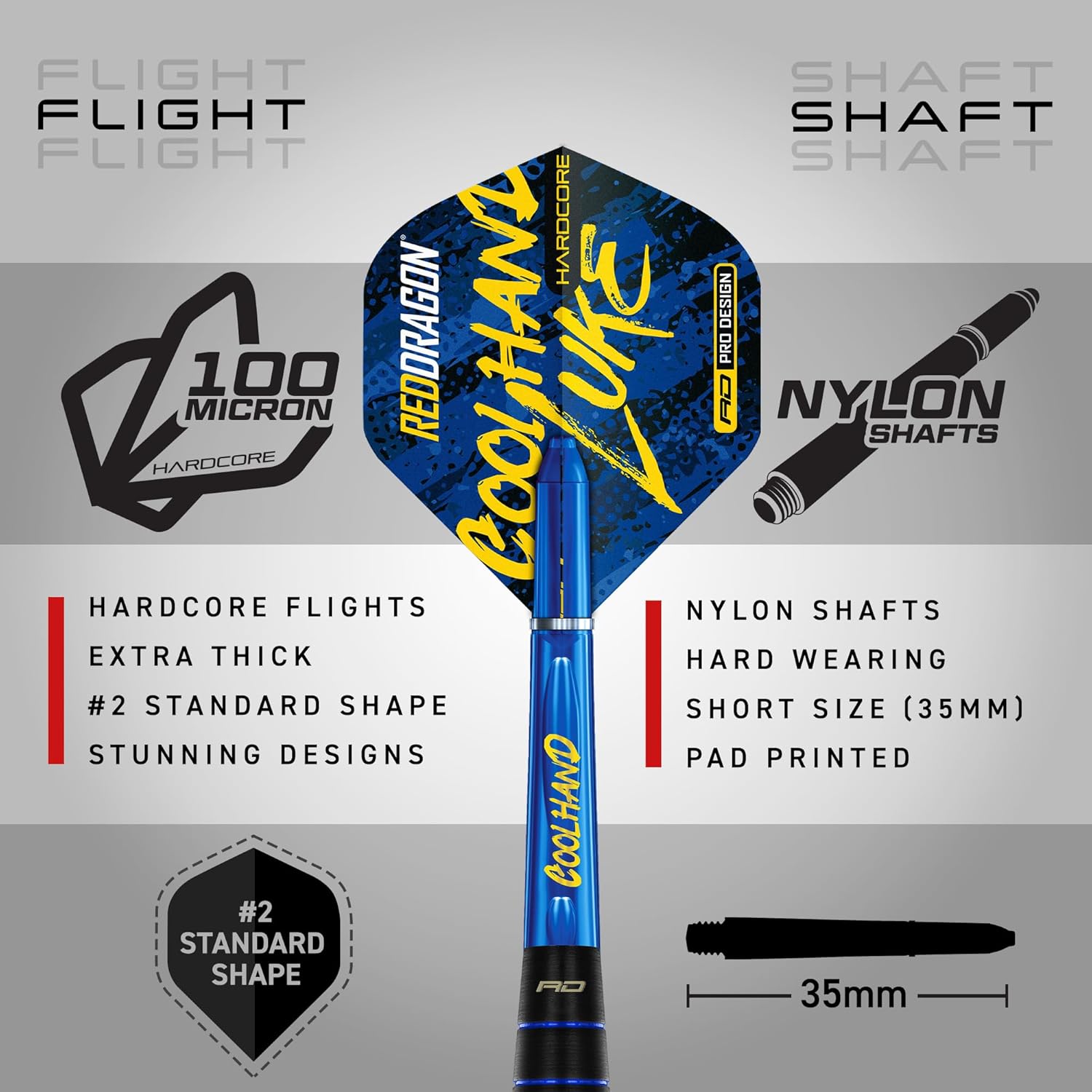 RED DRAGON Professional Player Brass Darts Set wit... - Image 4