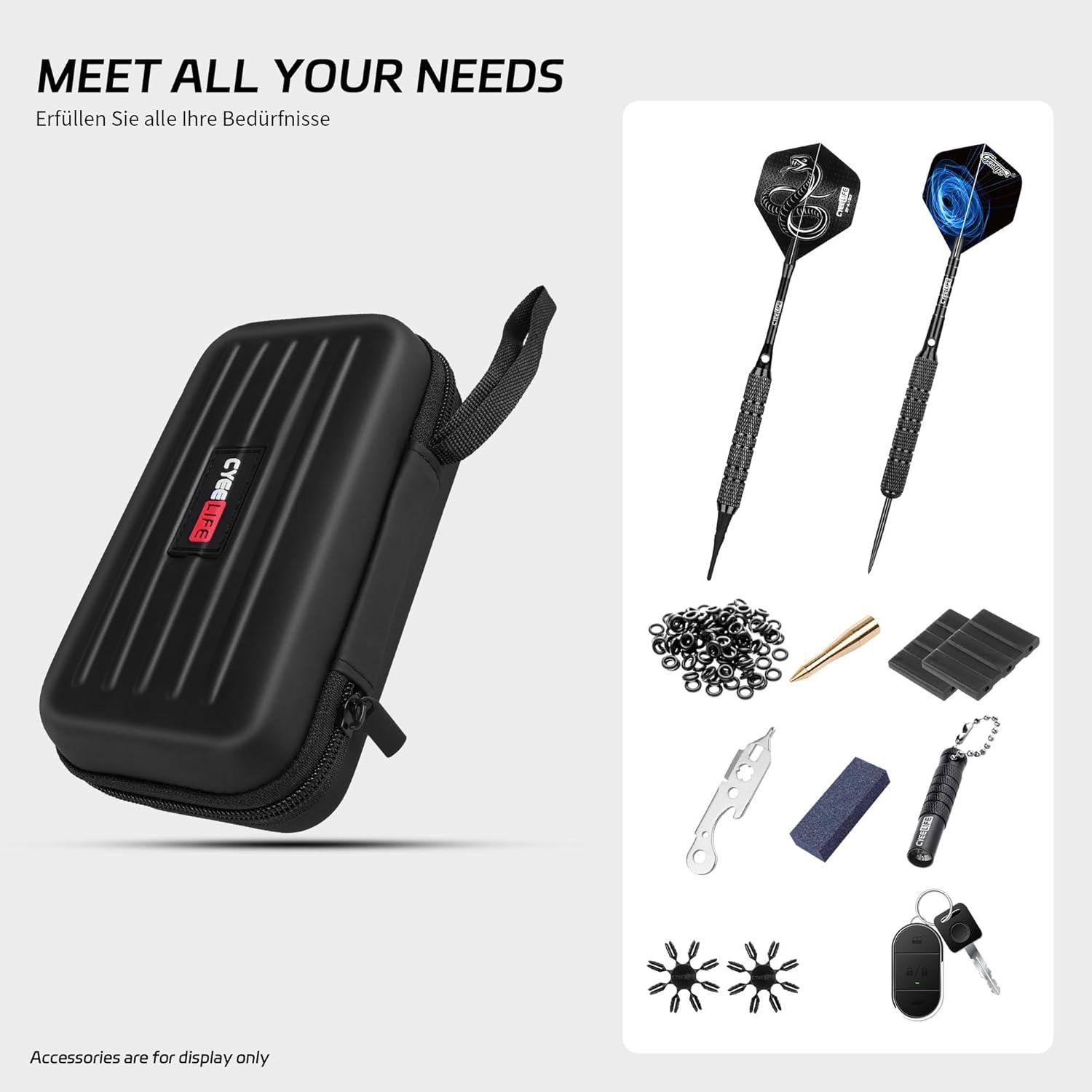 CyeeLife Dart Case,Darts Carrying Case for Steel T... - Image 6