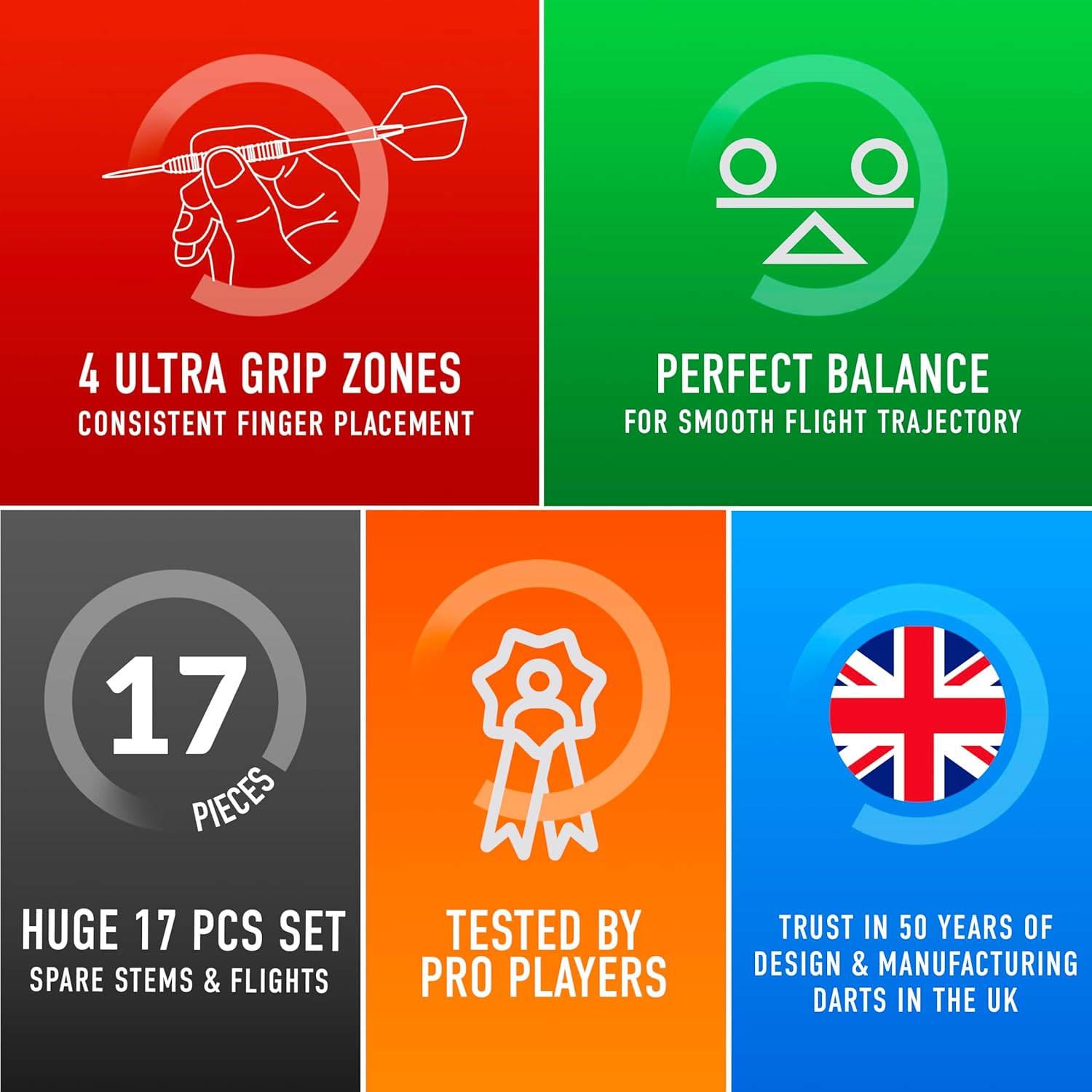 Harrows NX Elite 90% Tungsten Steel Tip Darts Set ... - Image 6