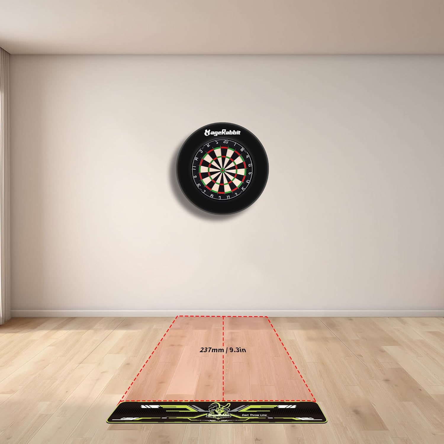 MageRabbit Dart Throw Line Marker PVC Mats, Soft T... - Image 4