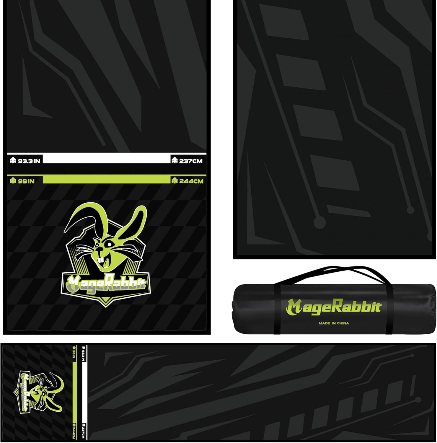 MageRabbit Dart Board Mat with Carrying Bag, Non-S... - Image 4