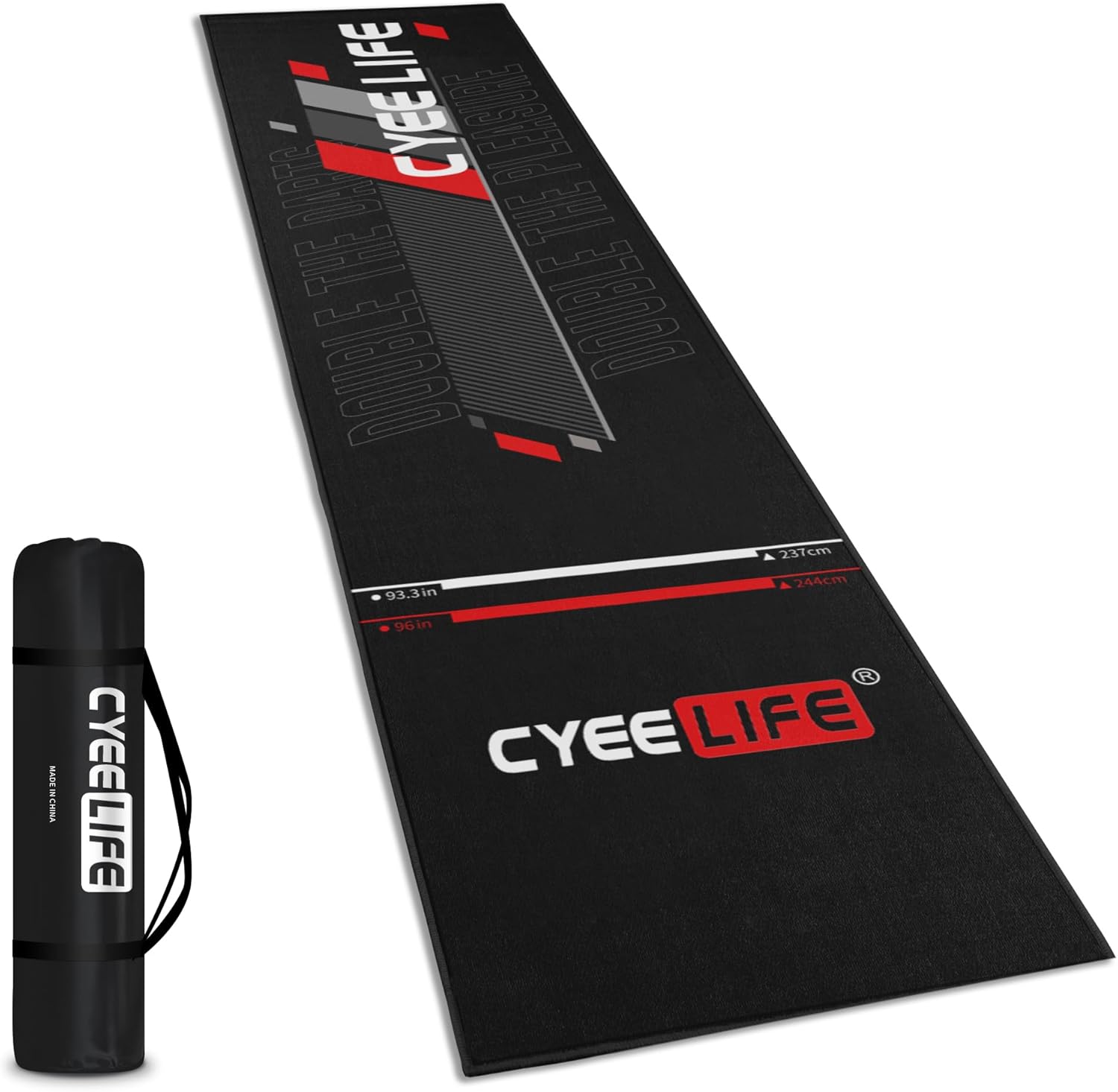 CyeeLife Darts Mat,297 X 66cm Professional Non Sli... - Image 2