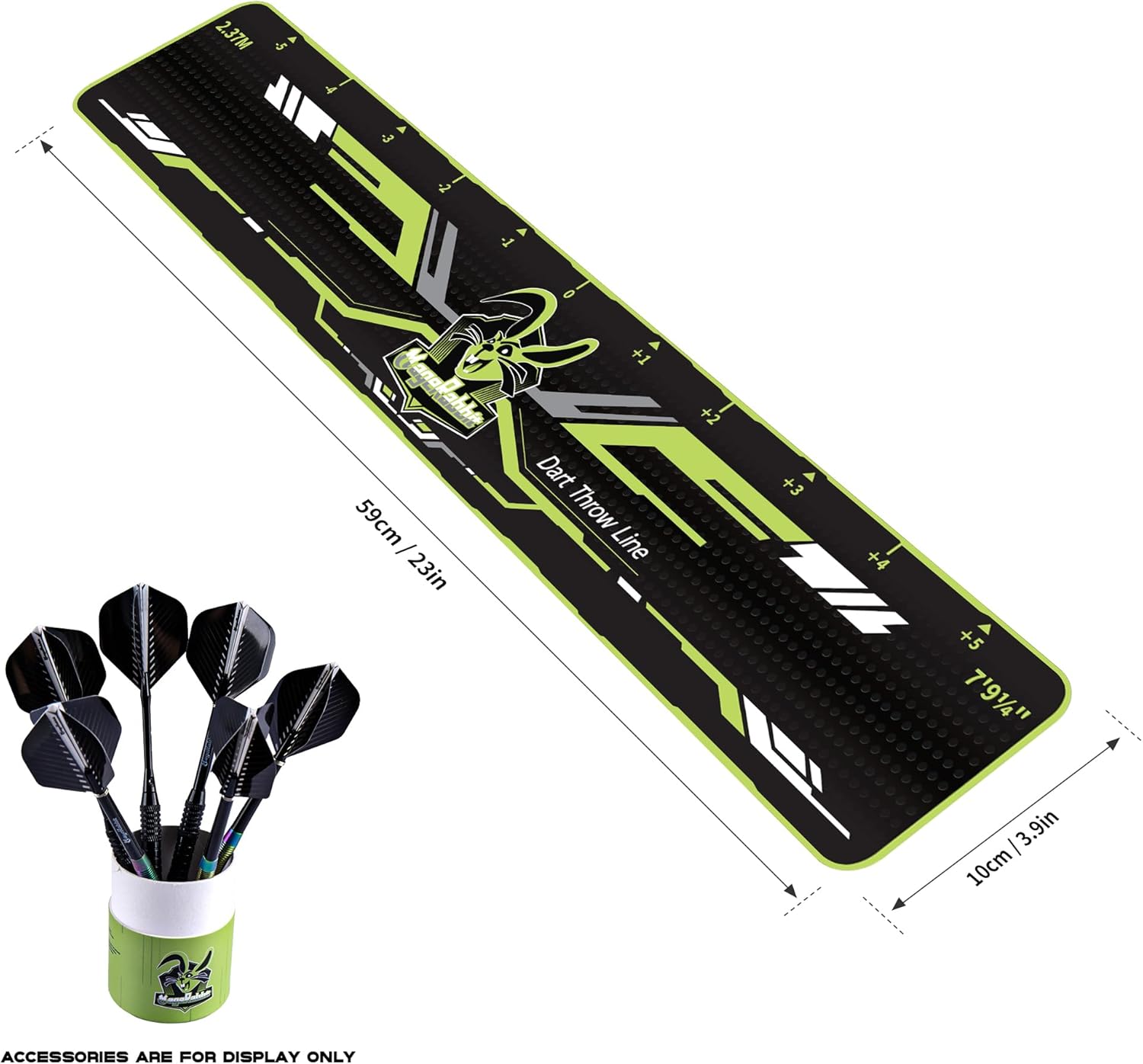 MageRabbit Dart Throw Line Marker PVC Mats, Soft T... - Image 3