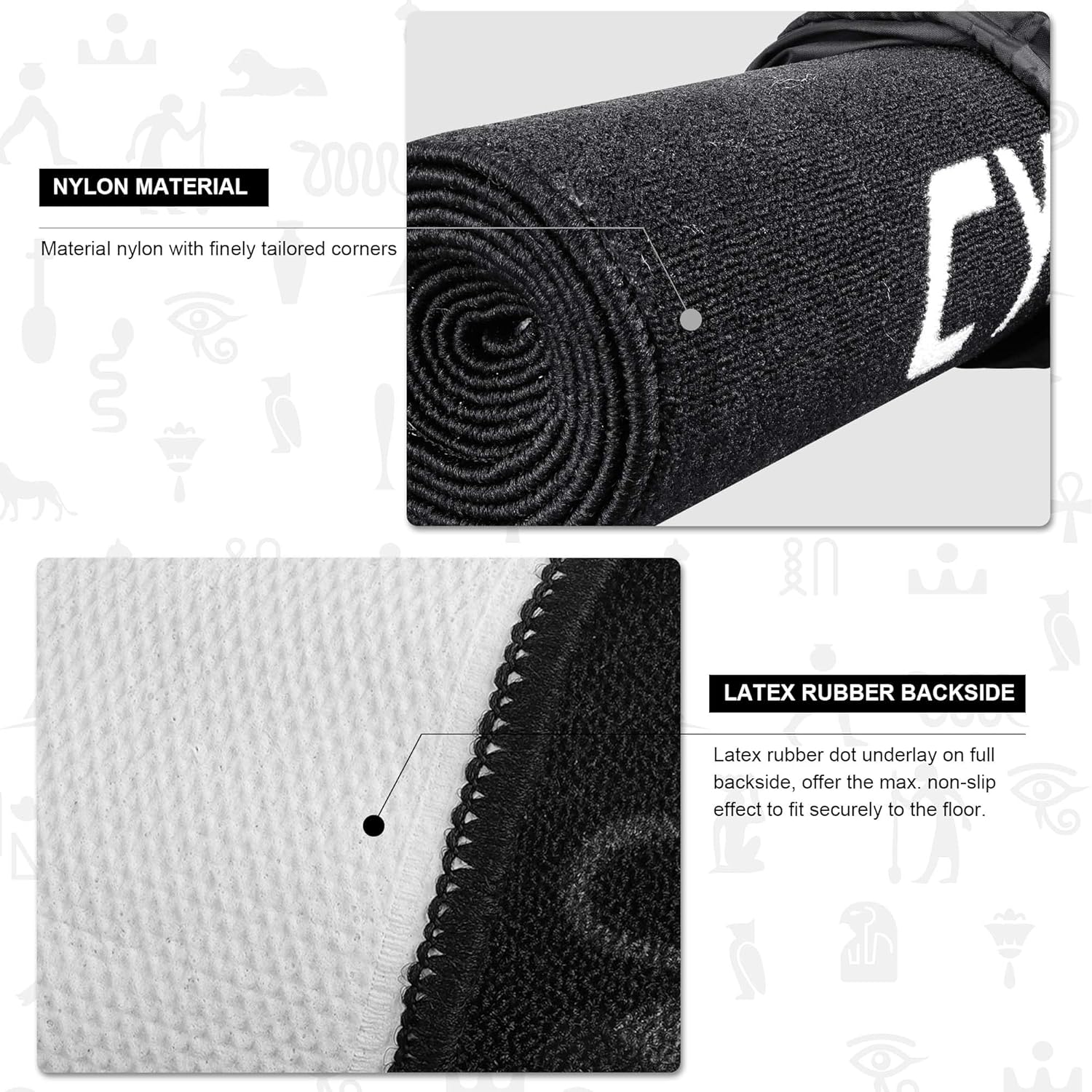 CyeeLife Dart Mat 65 * 295cm with Carry bag and Oc... - Image 3