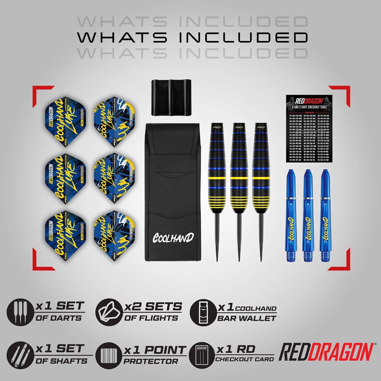 RED DRAGON Professional Player Brass Darts Set wit... - Image 3