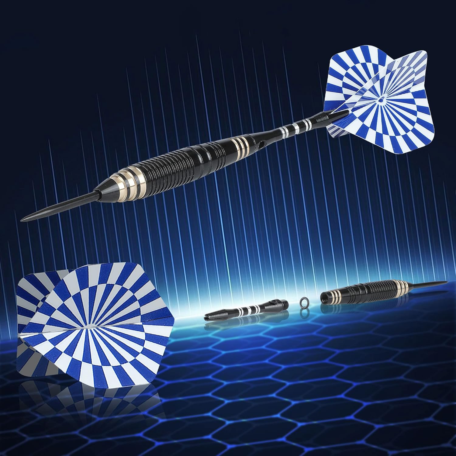 CyeeLife CareGames 6pcs Steel Tip Darts,Profession... - Image 5