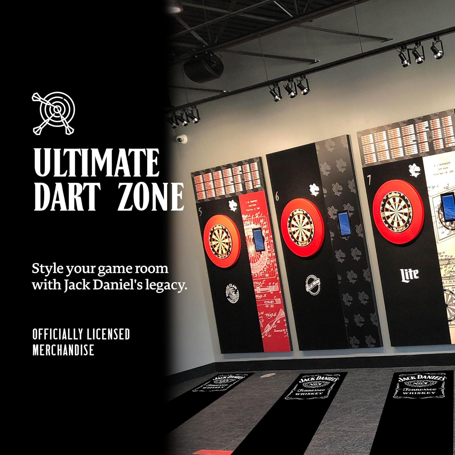 Jack Daniel's Officially Licensed Black Carpet Dar... - Image 8