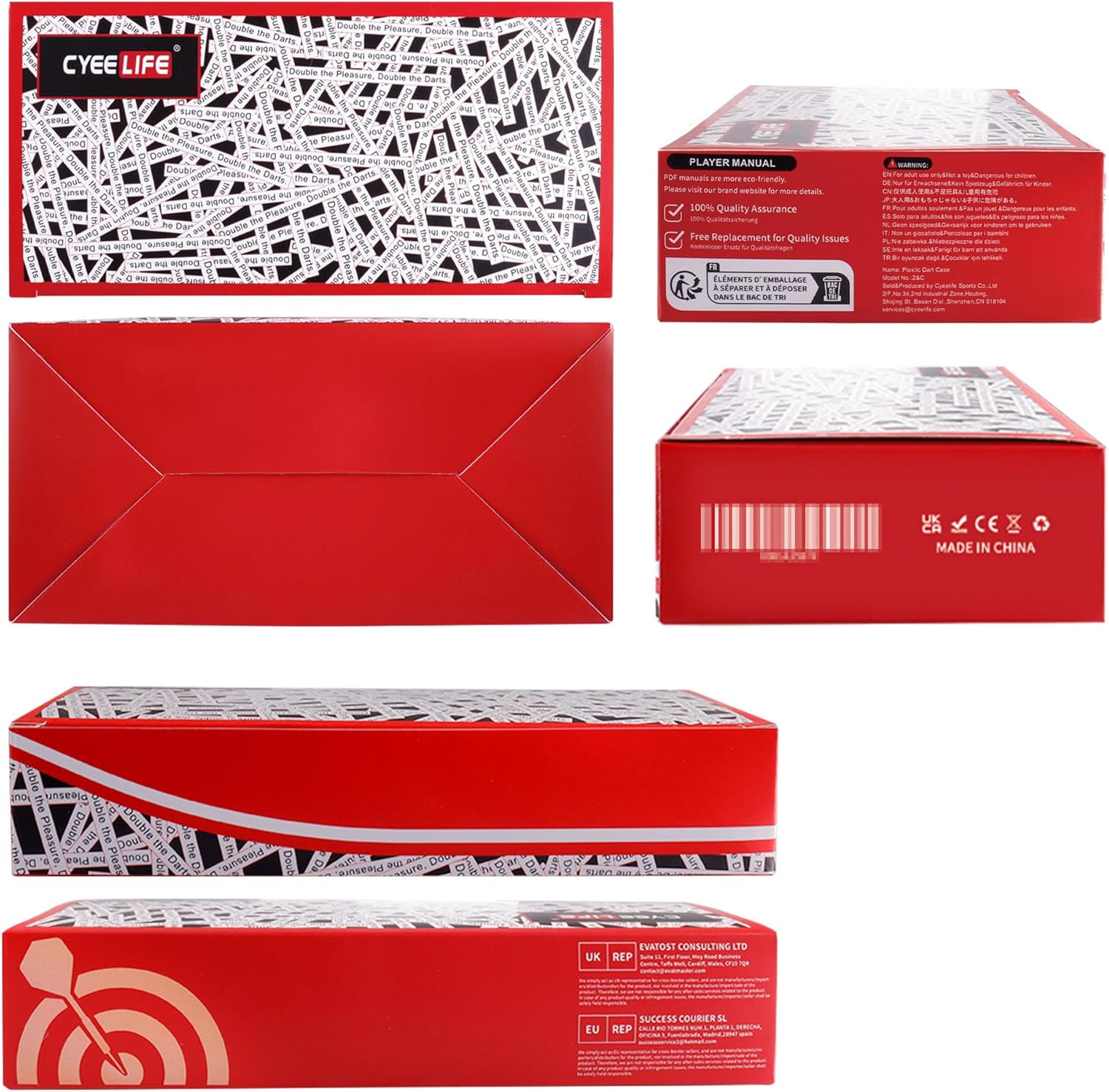 CyeeLife Dart Carrying case, Adjustable Dart Case,... - Image 9