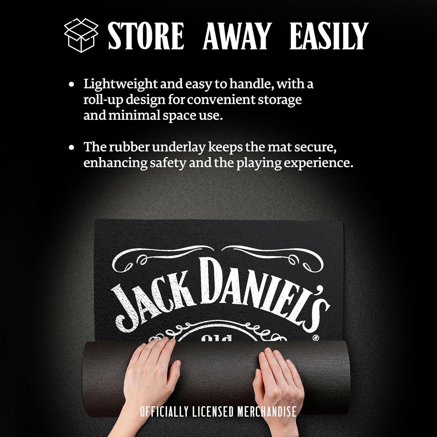 Jack Daniel's Officially Licensed Black Carpet Dar... - Image 6