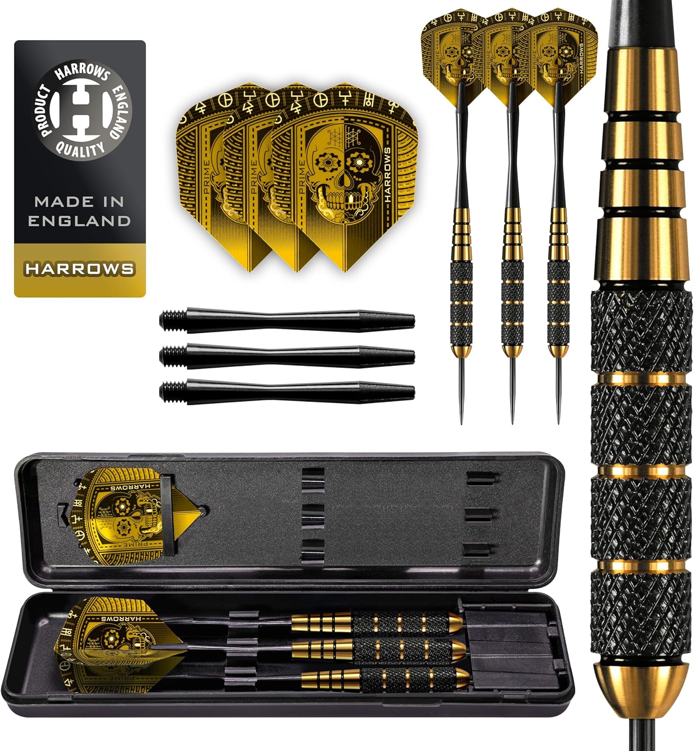 Harrows Voodoo Brass Steel Tip Darts Set 19g, 21g,... - Image 2