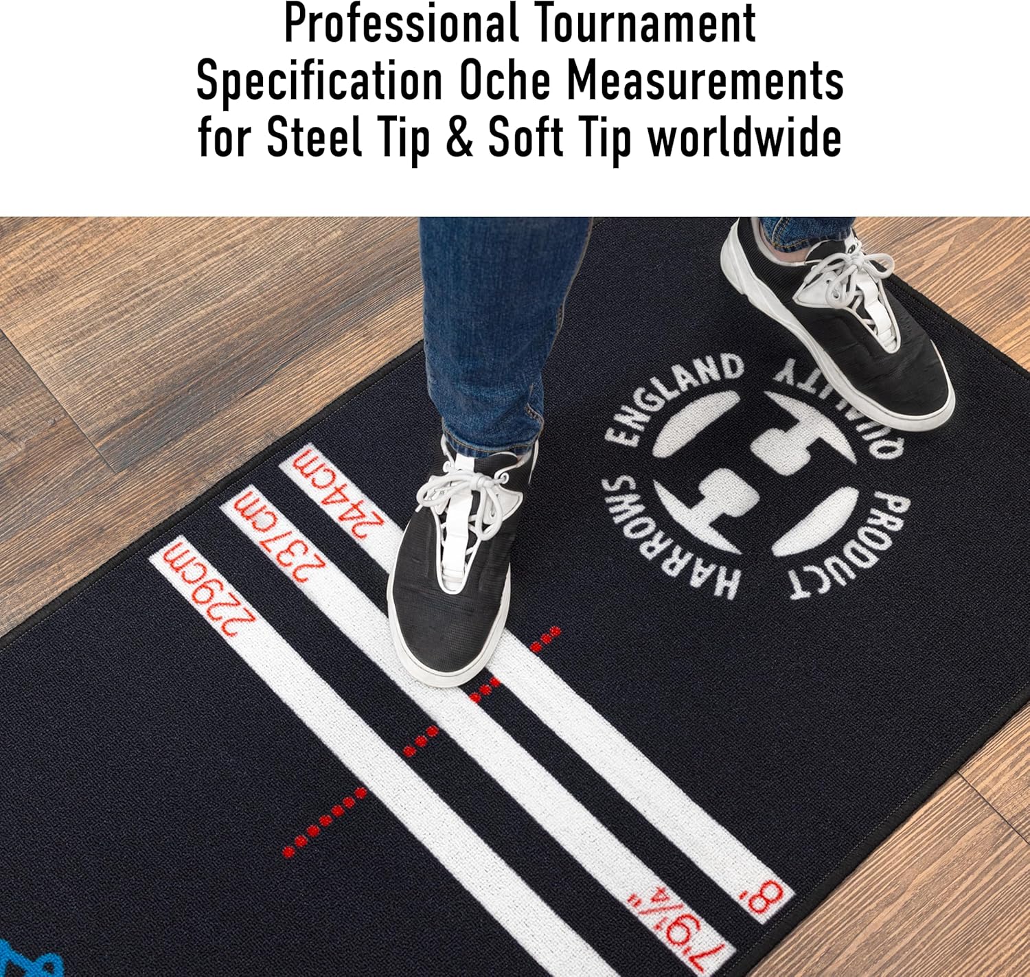 Harrows Darts Mat with Oche I Floor Protection I N... - Image 8