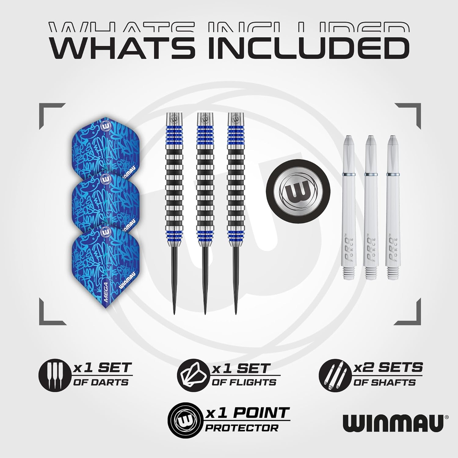 WINMAU Advance 500 Series Professional Tungsten St... - Image 3