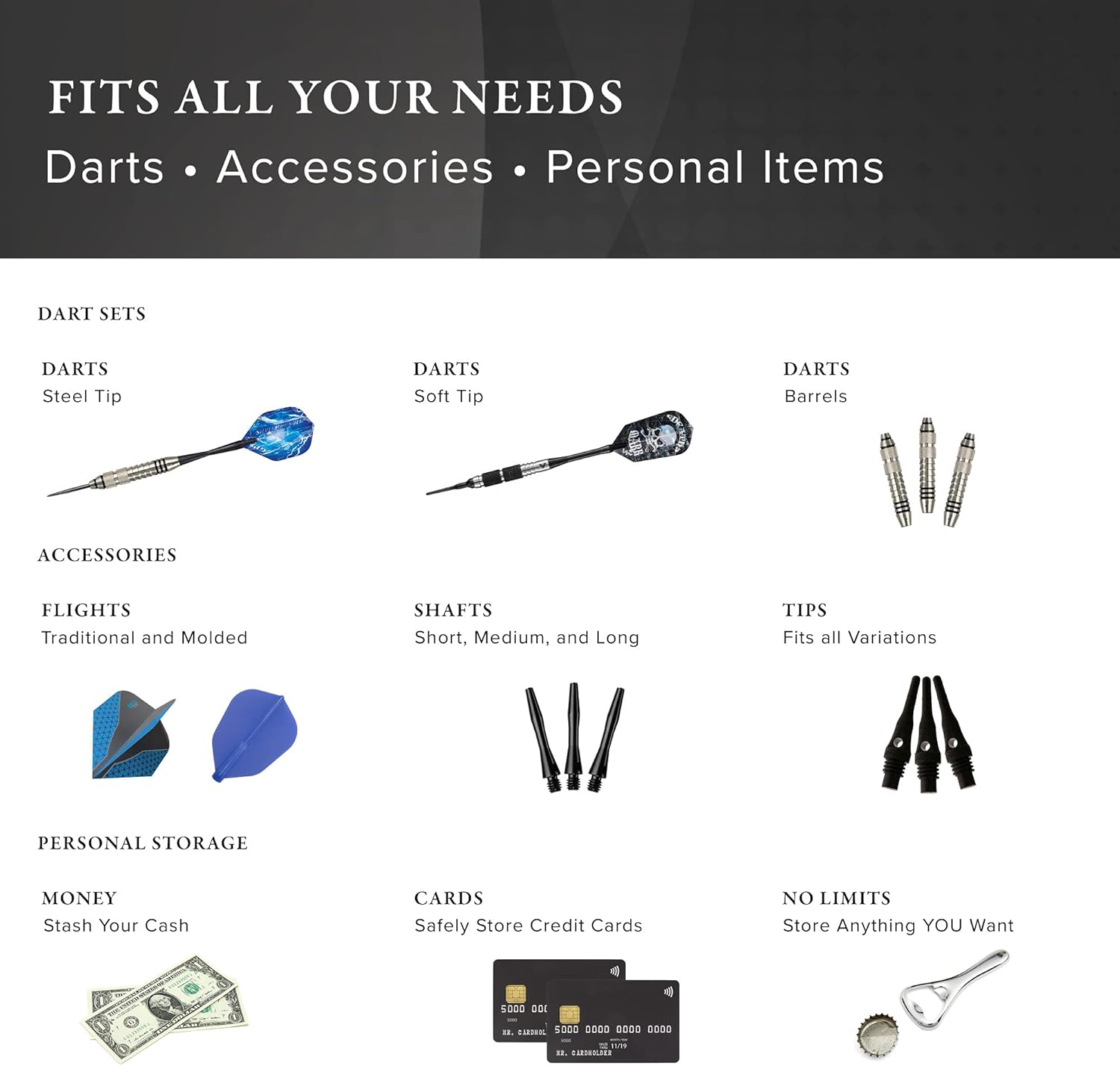 Casemaster Accolade Aluminum Dart Case Holds 3 Ste... - Image 11