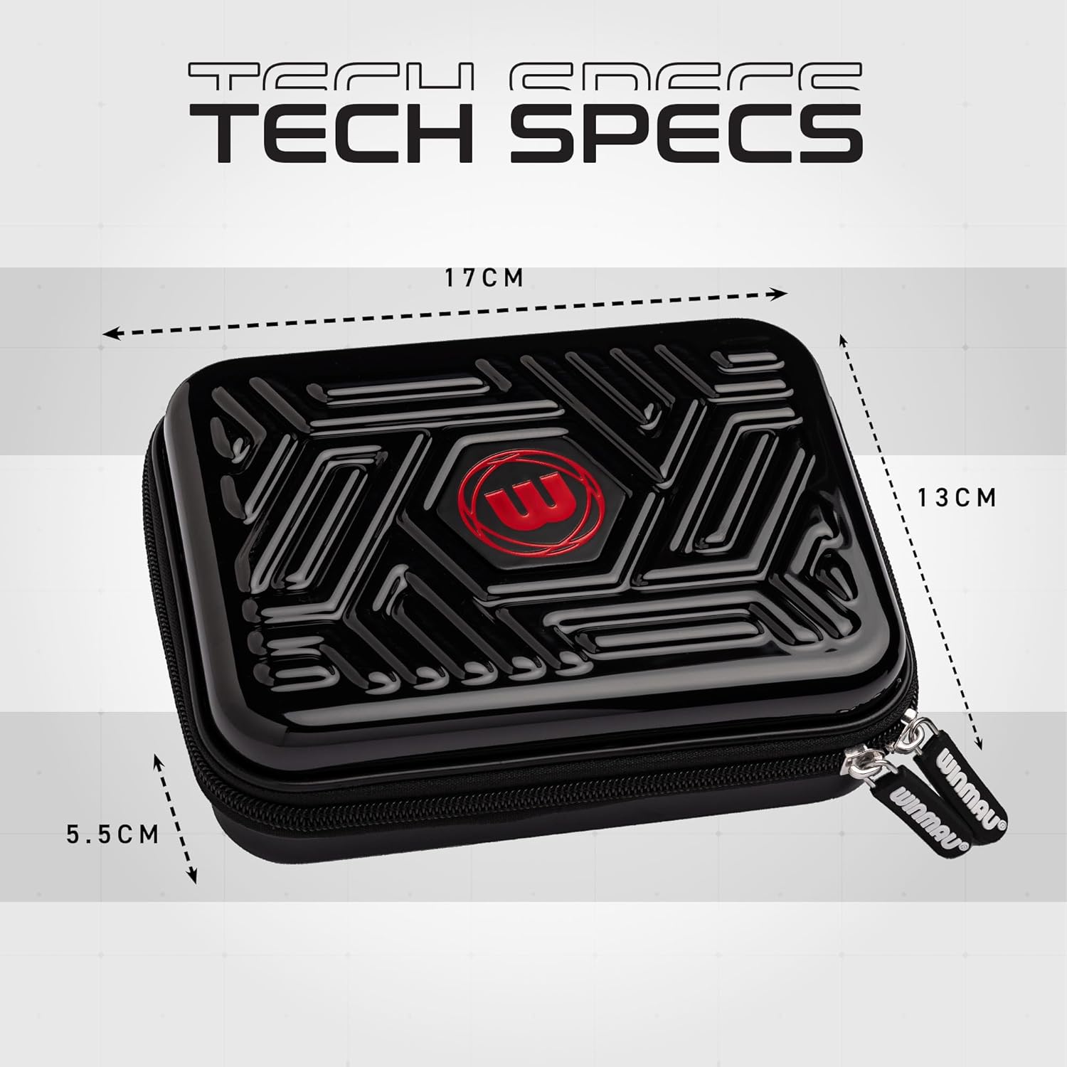 WINMAU Armor G2 Darts Wallet - Black Darts Case Ho... - Image 4