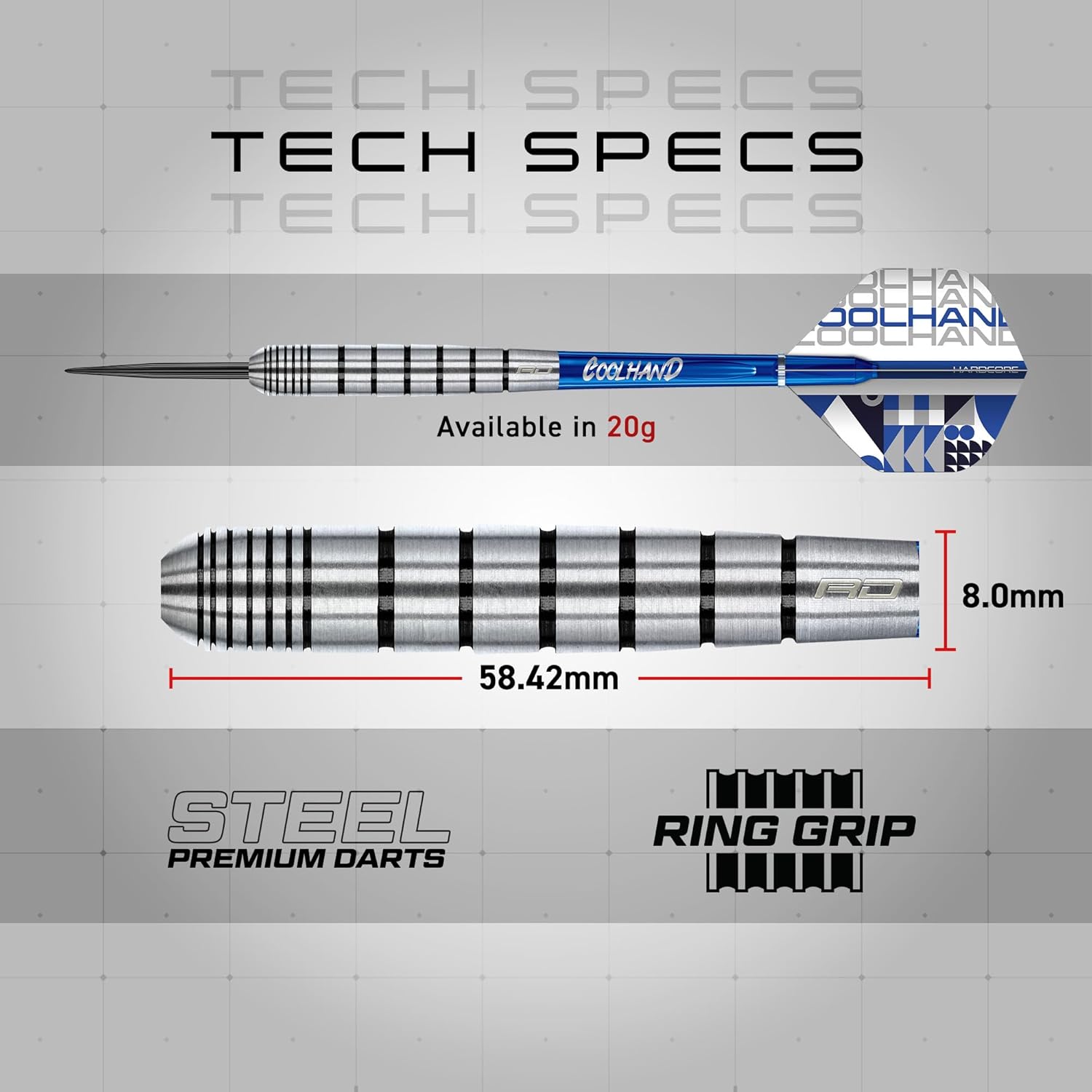 RED DRAGON Game On Professional Player Series Stee... - Image 5