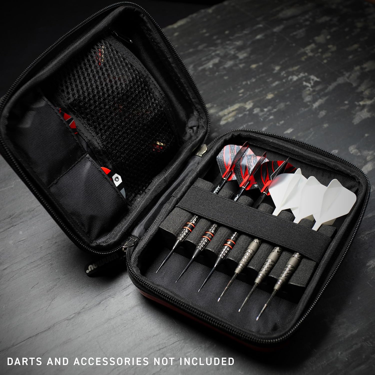 WINMAU Armor G2 Darts Wallet - Black Darts Case Ho... - Image 7