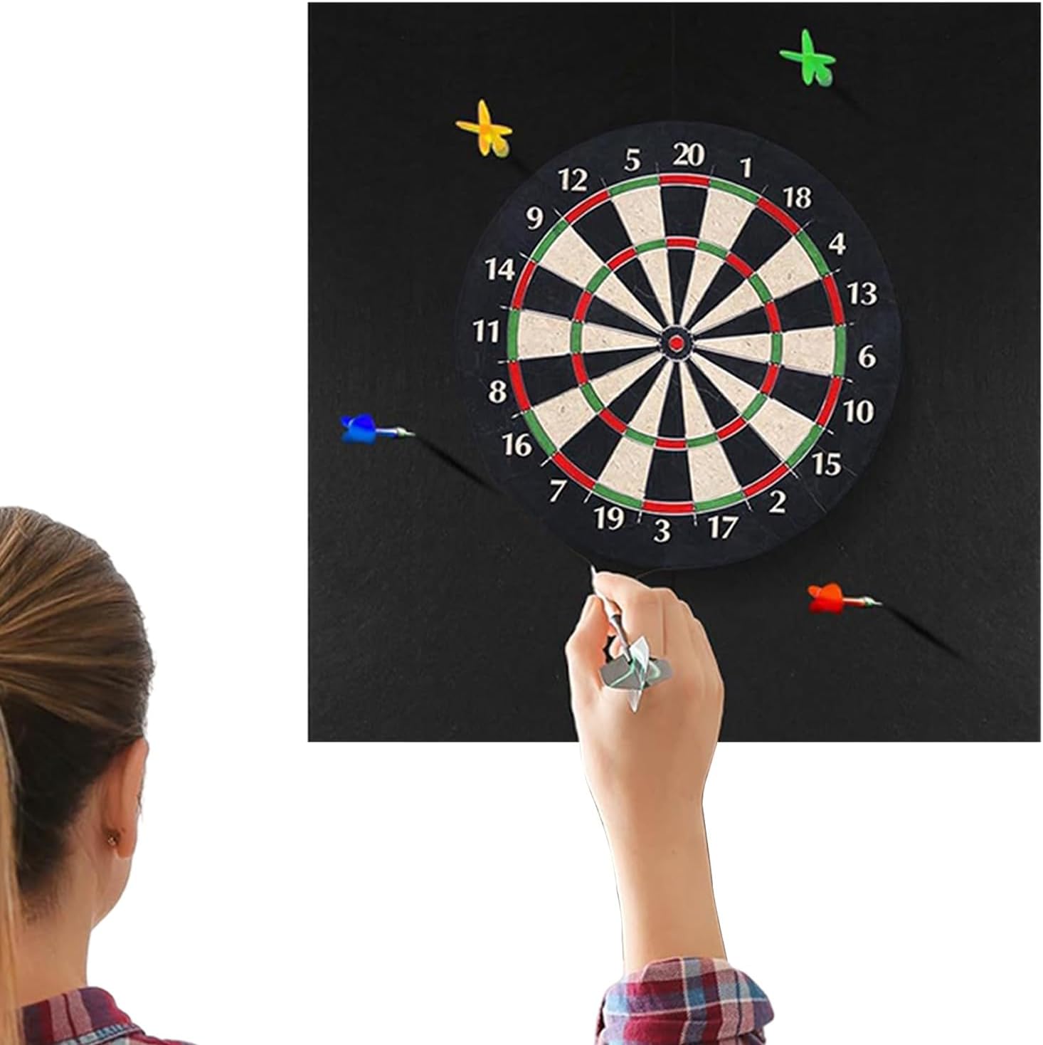 Dart Wall Protector, Board Accessory Set, 23.62x35... - Image 9