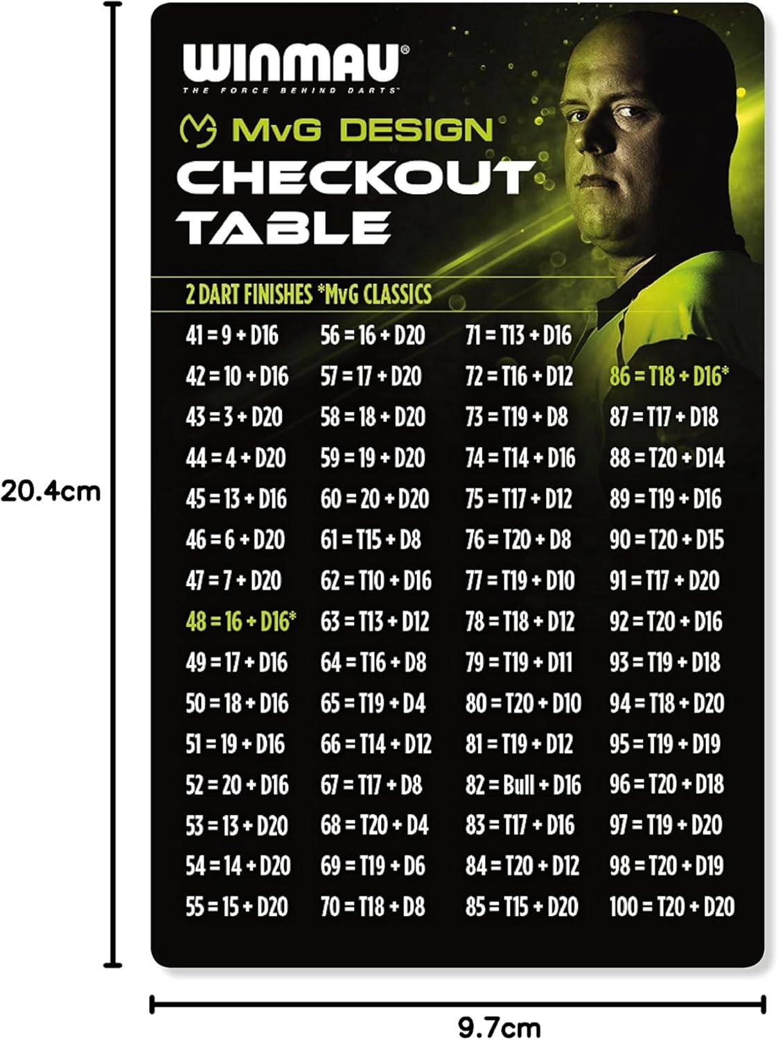 WINMAU Michael van Gerwen MvG Darts Accessories - Image 9