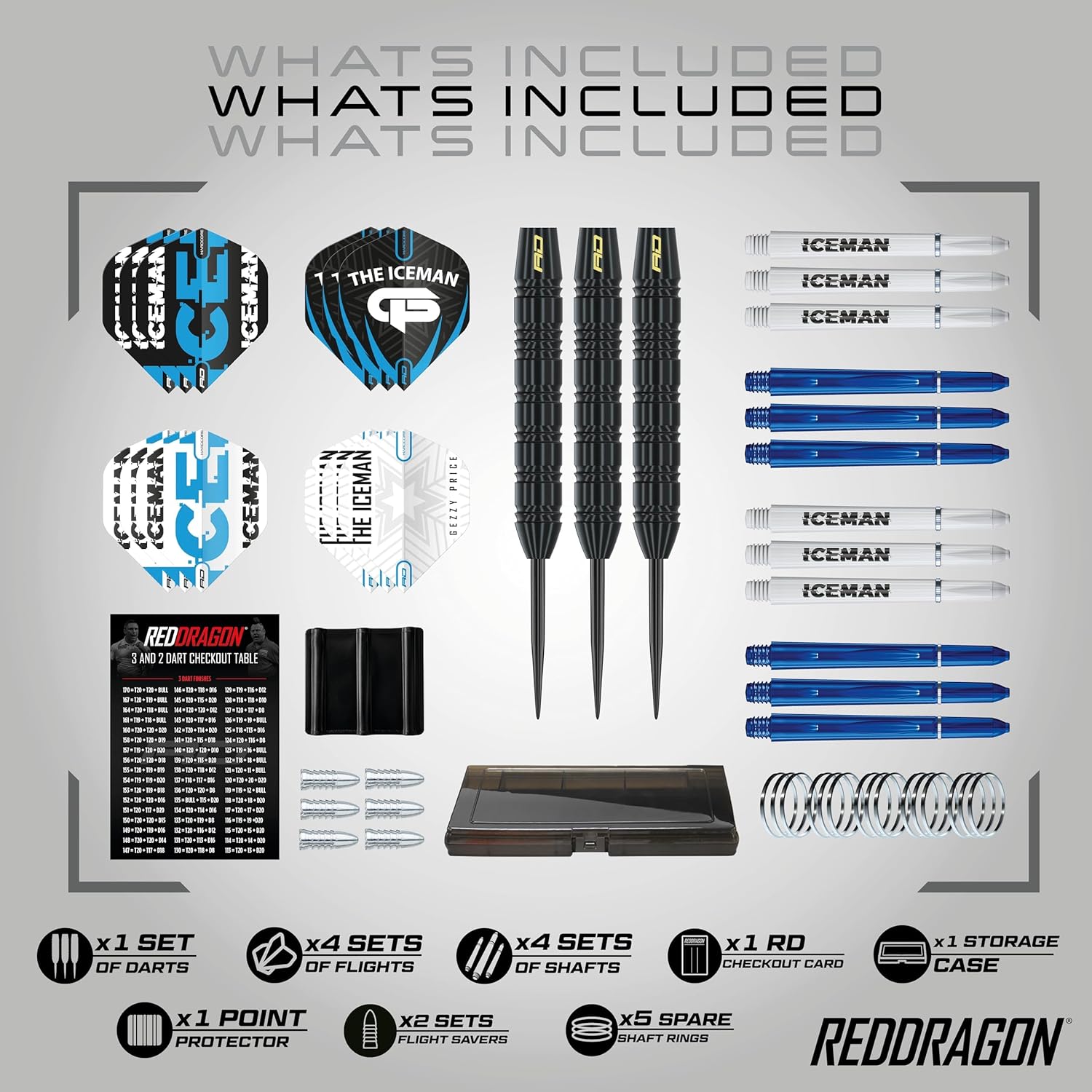 RED DRAGON - Ultimate 50 Piece Professional Dart S... - Image 3