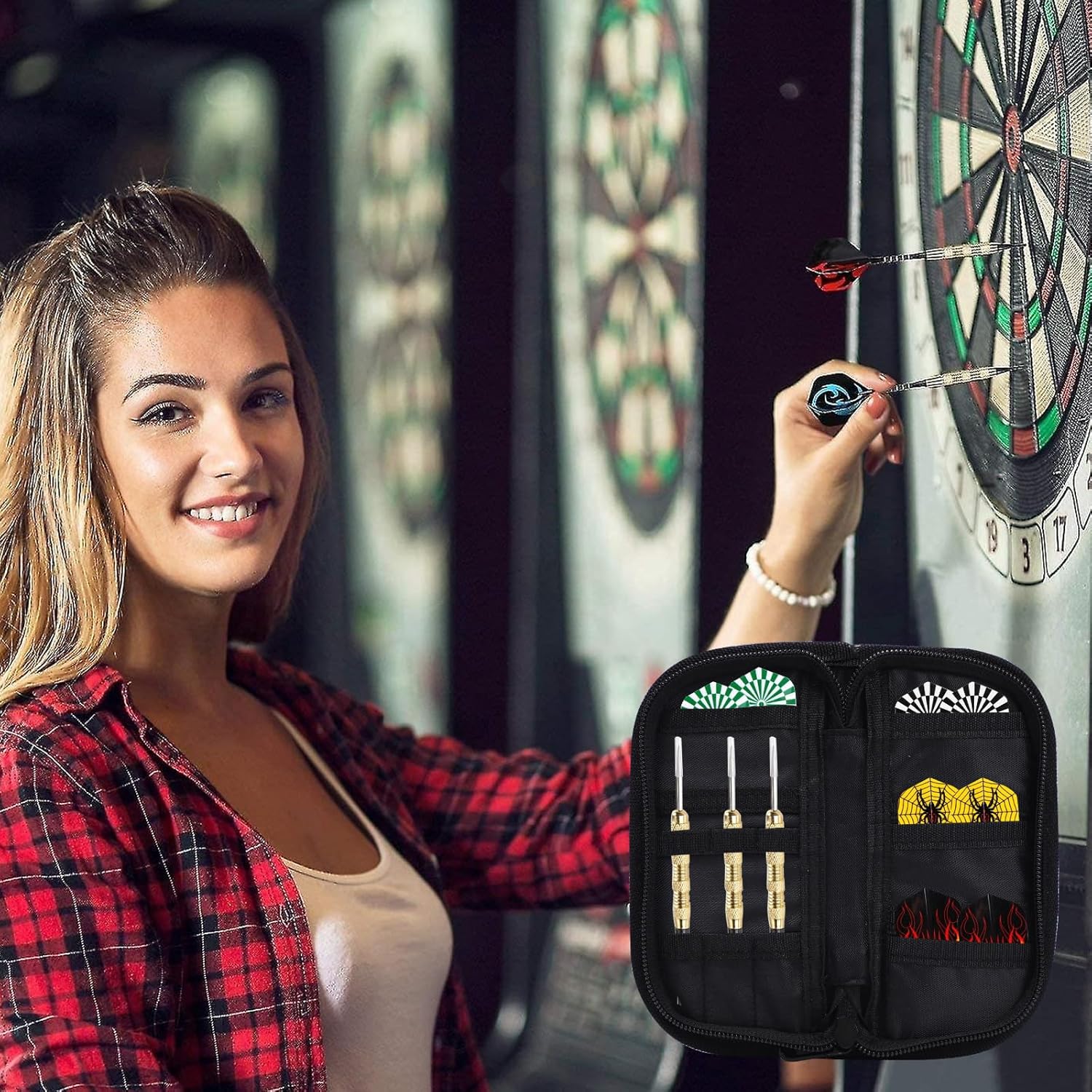 Mayoii Darts Case - Holds 3 Darts, Portable & Dura... - Image 4