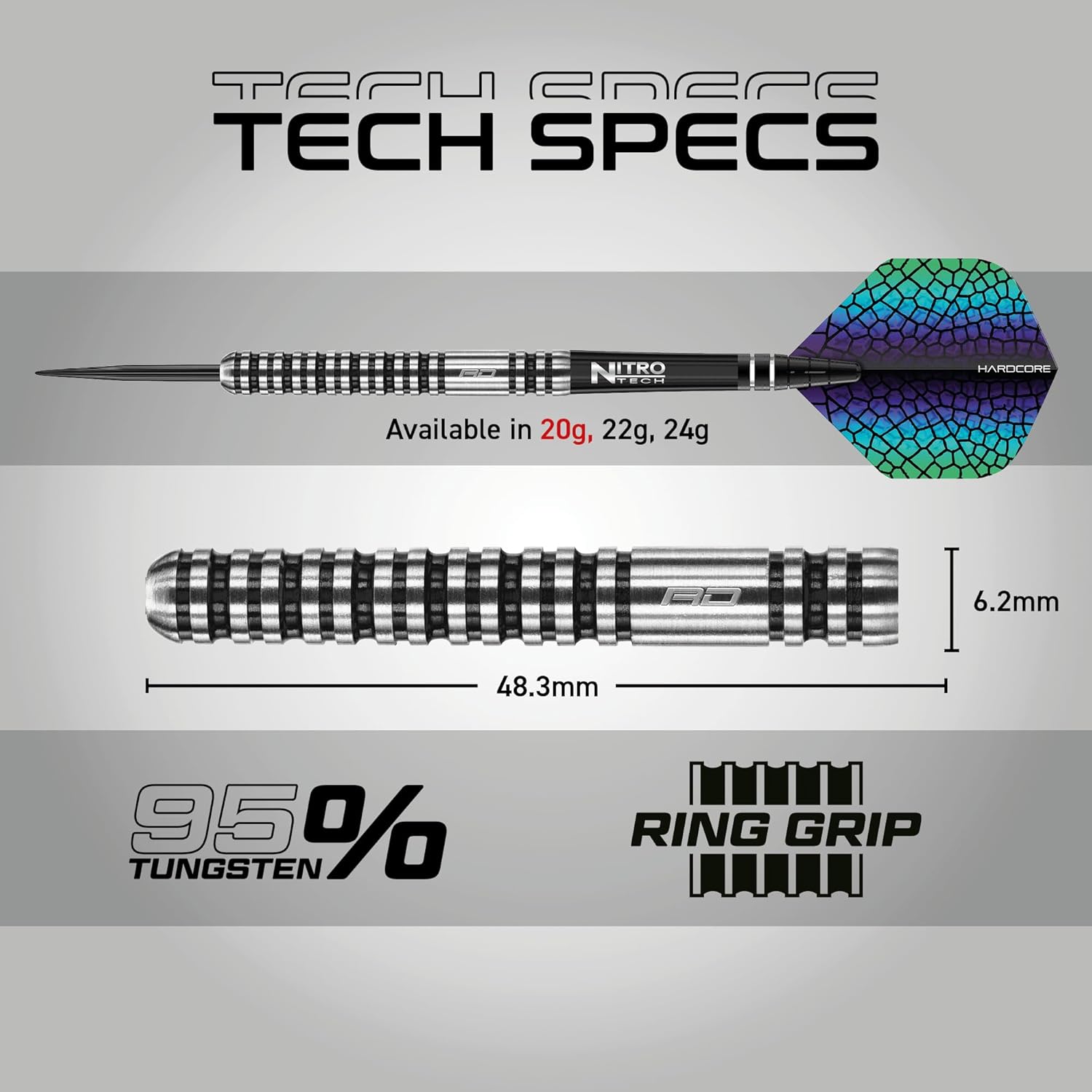 RED DRAGON DARTS - Dragonfly - 20g, 22g or 24g Pro... - Image 5
