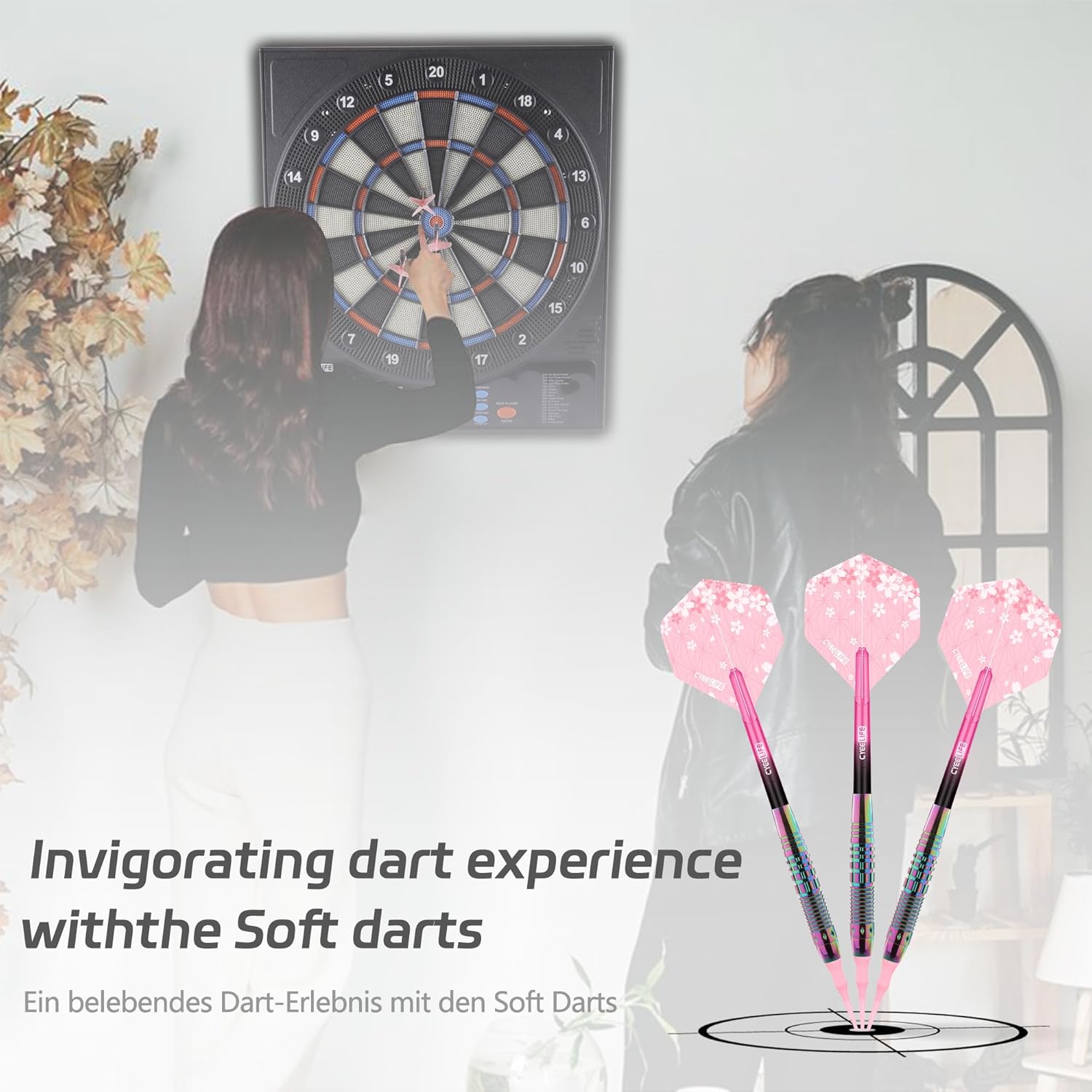 CyeeLife Soft Tip Darts Set - Professional Darts P... - Image 5