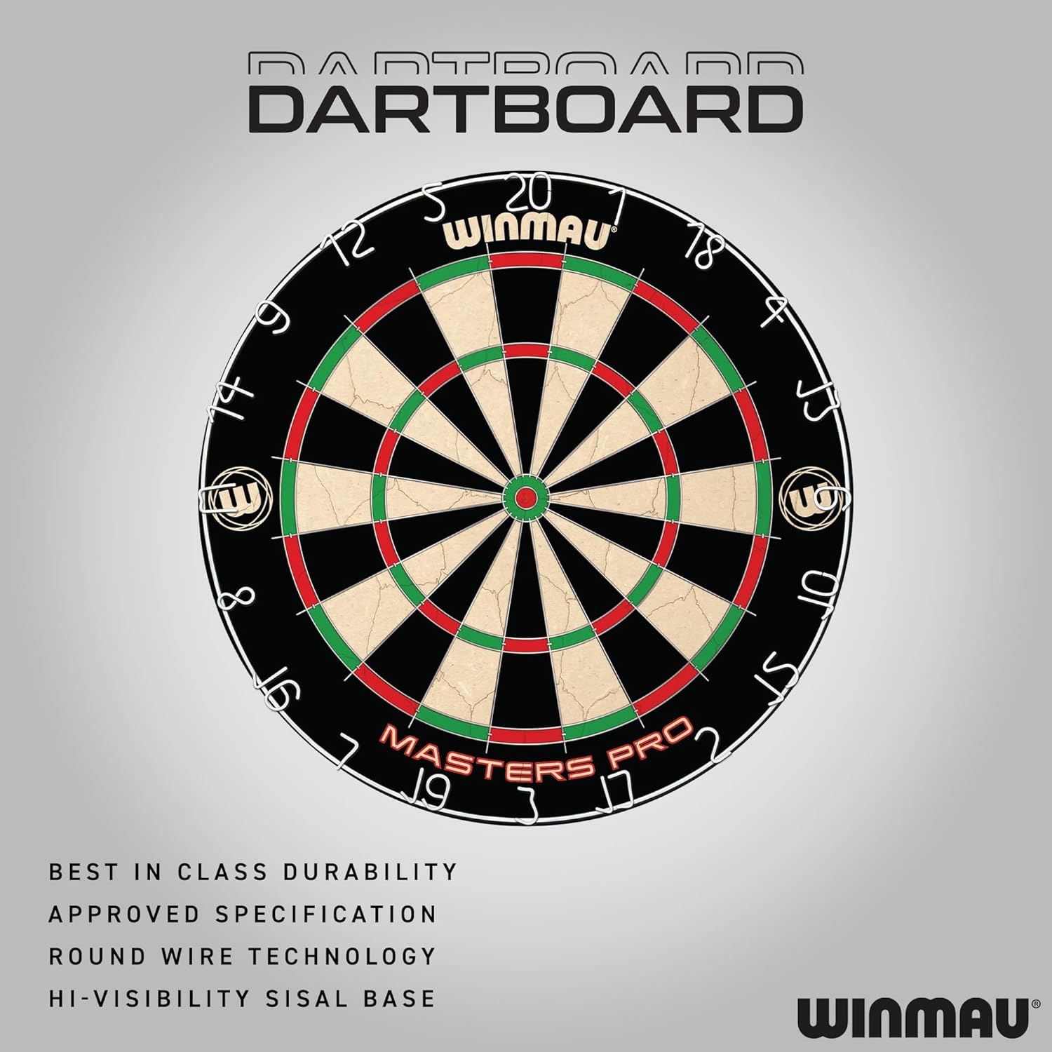 Winmau Masters Pro Dartboard- PDC Tournament Dart ... - Image 4