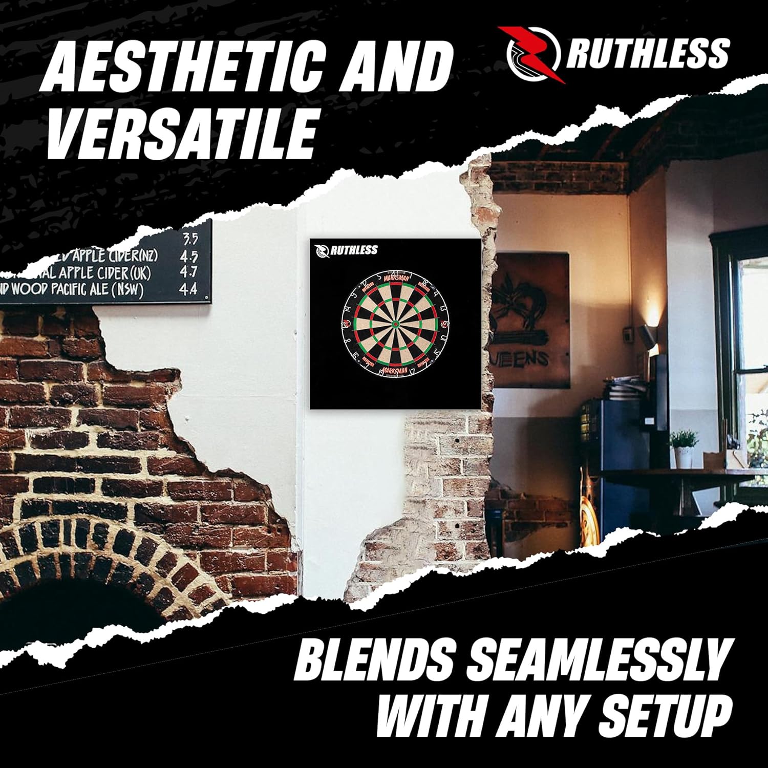 Ruthless | Jigsaw Dartboard Surround | Square Shap... - Image 9