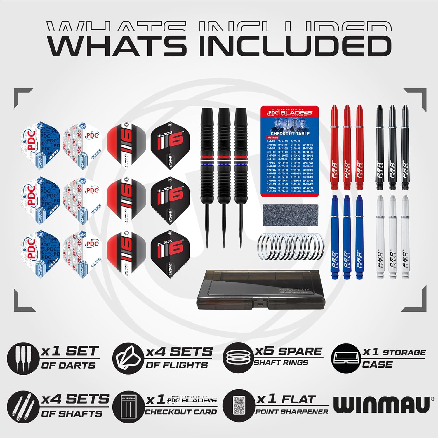 WINMAU Super Tune-Up Darts Accessory Set - Profess... - Image 3
