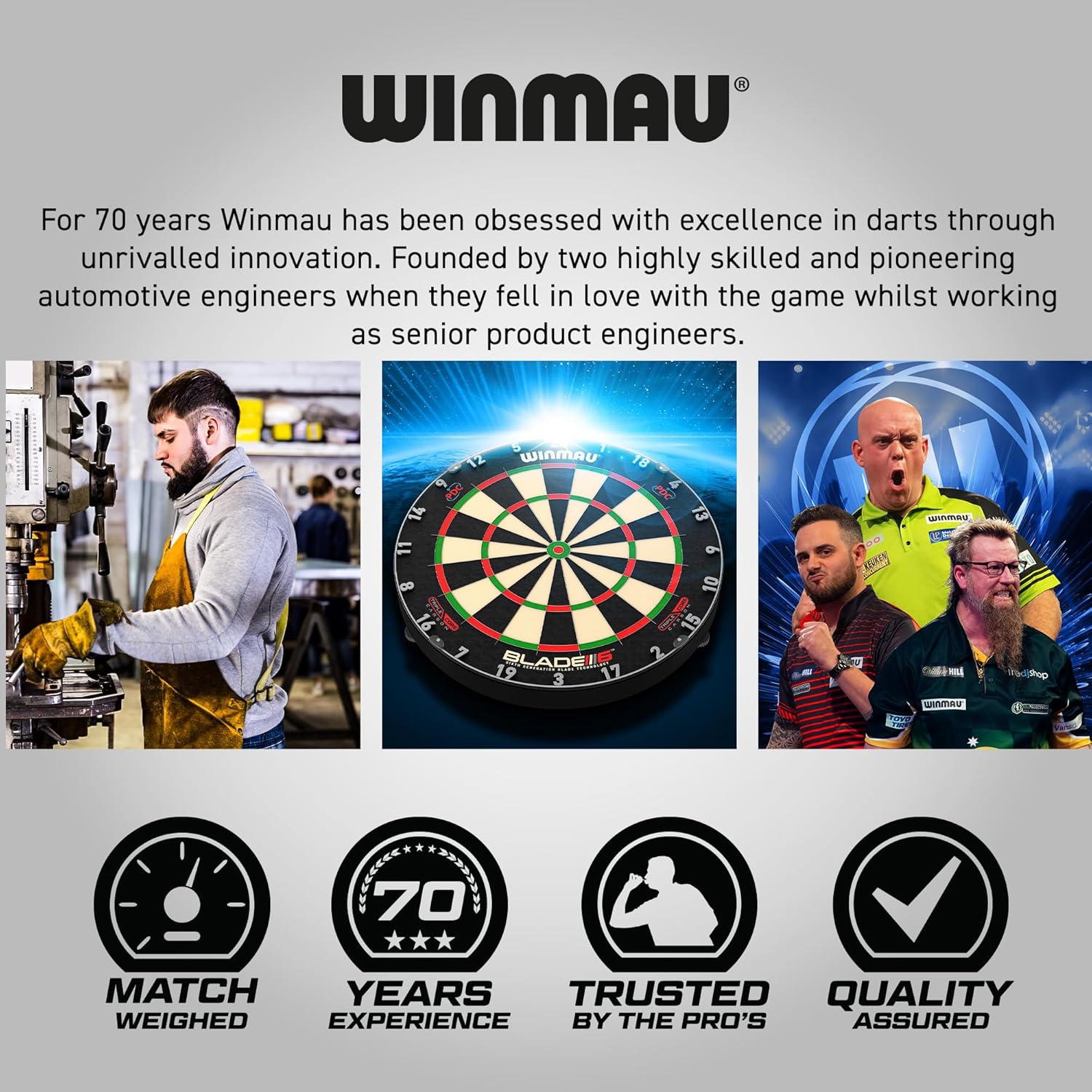 Winmau Masters Pro Dartboard- PDC Tournament Dart ... - Image 9