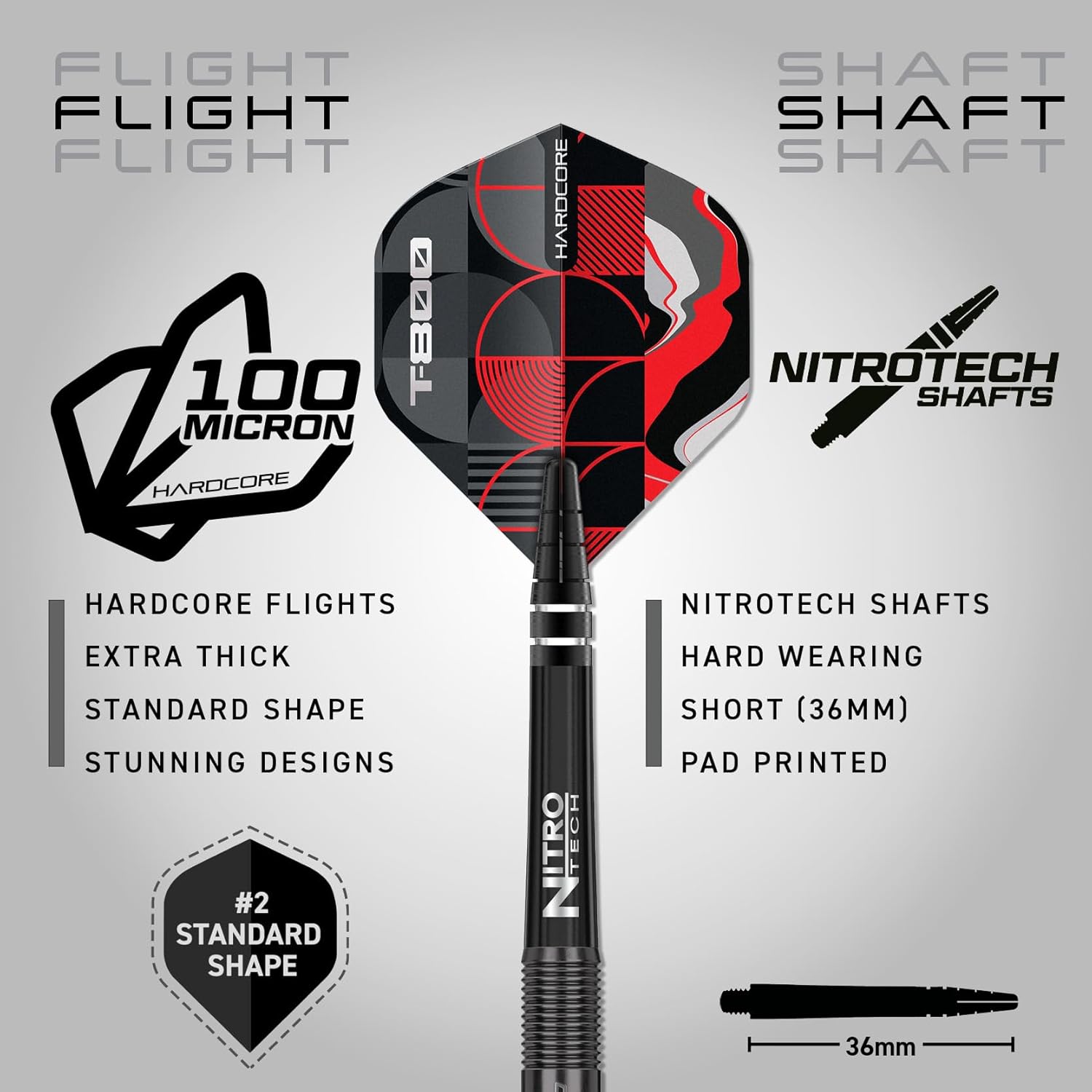 RED DRAGON T-800 90% Tungsten Darts Set – Sport-En... - Image 4