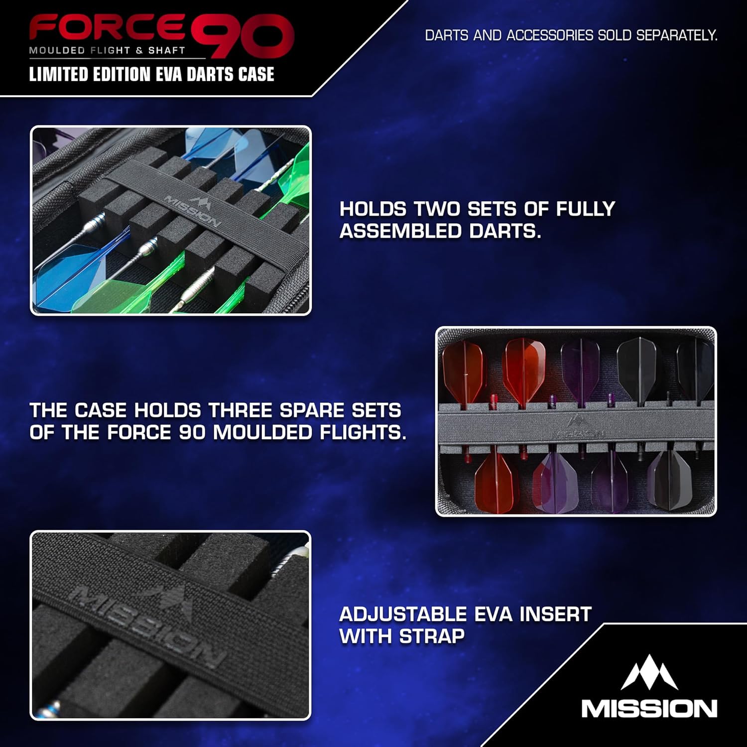 Mission Darts | Force 90 Dart Case | EVA Moulded W... - Image 6