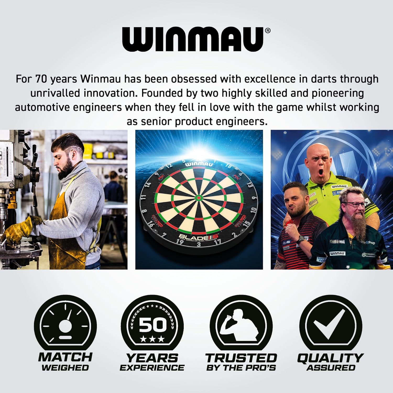 WINMAU Darts Fireball 22g Brass Steel Tip Darts Se... - Image 7