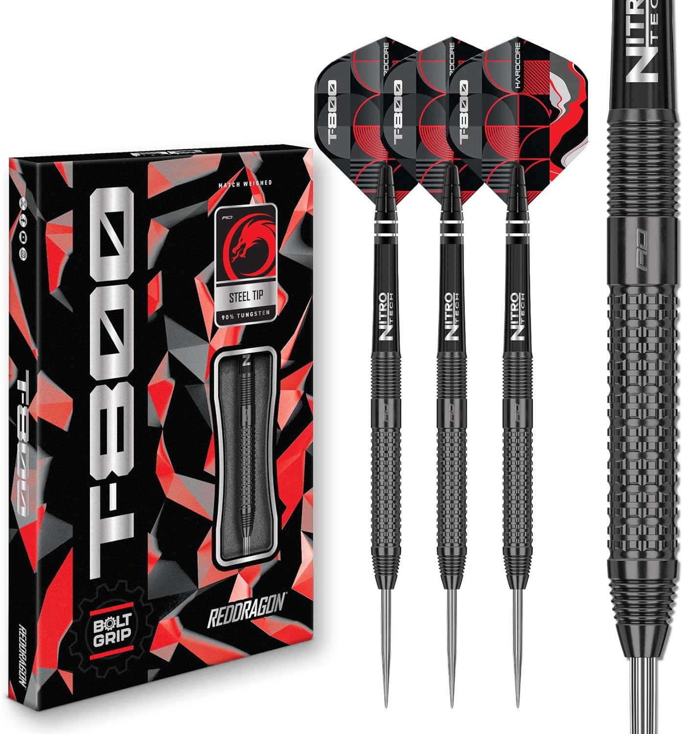 RED DRAGON T-800 90% Tungsten Darts Set – Sport-En... - Image 2